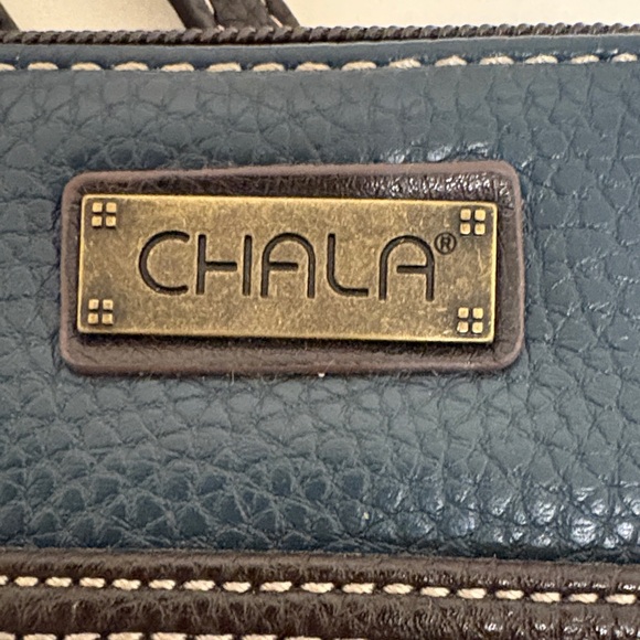 Chala Navy Crossbody Bag with Horse Patch - Picture 3 of 5